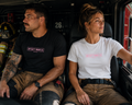 The FRAMEWORK Tee (Pink Logo)