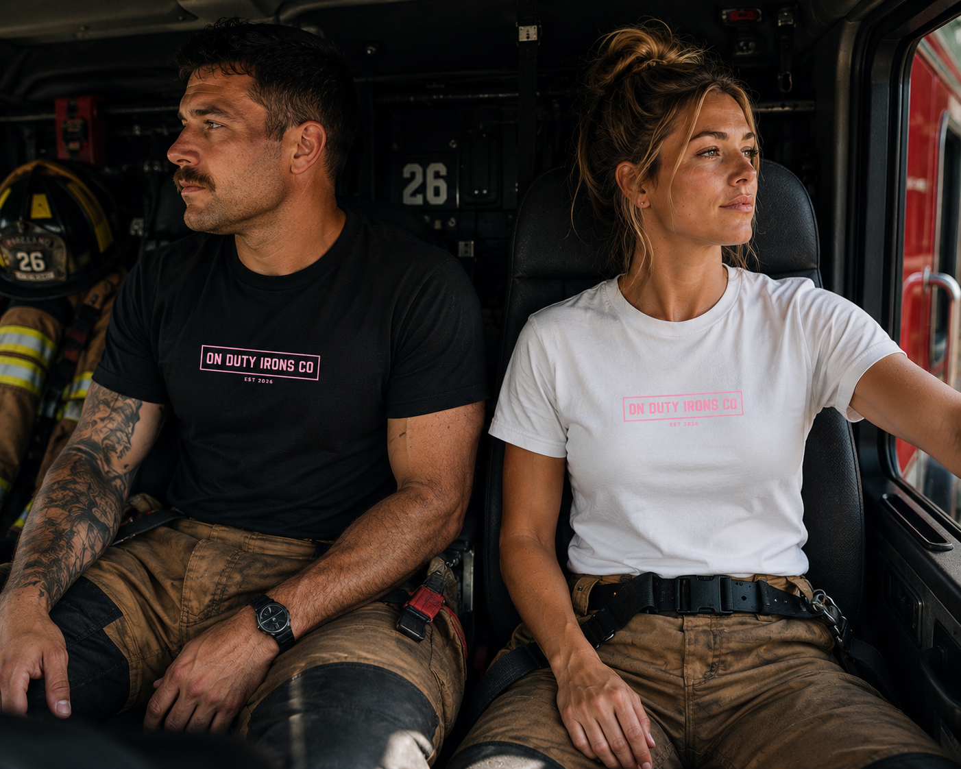 The FRAMEWORK Tee (Pink Logo)
