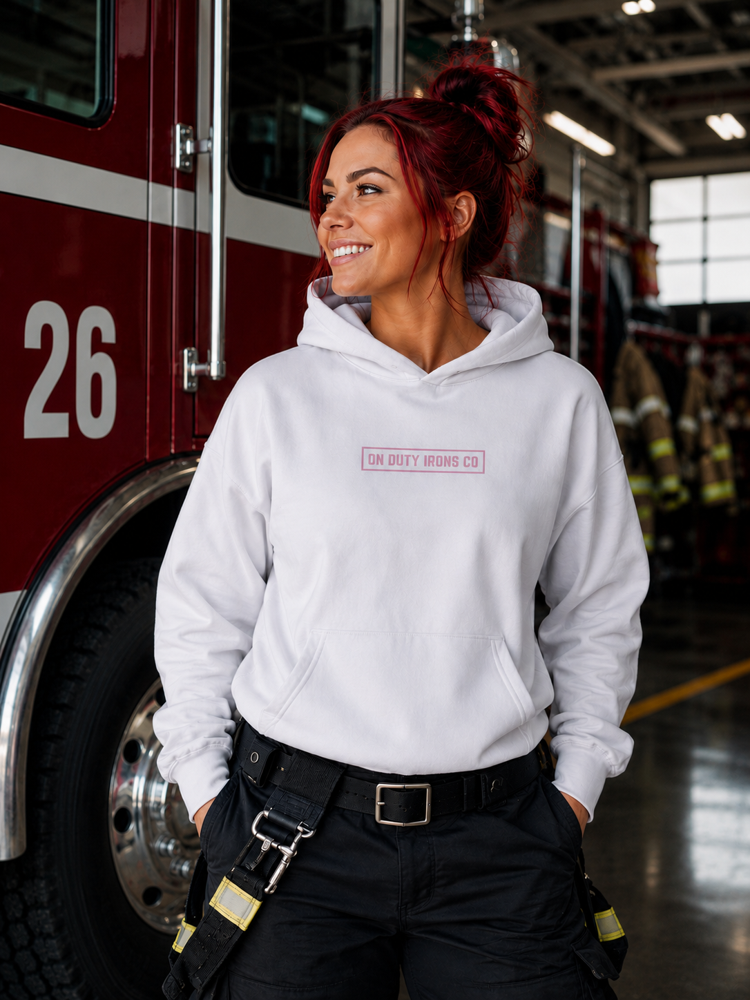 The FRAMEWORK Hoodie (Pink Logo)
