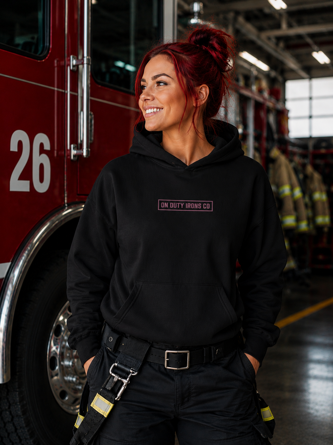 The FRAMEWORK Hoodie (Pink Logo)