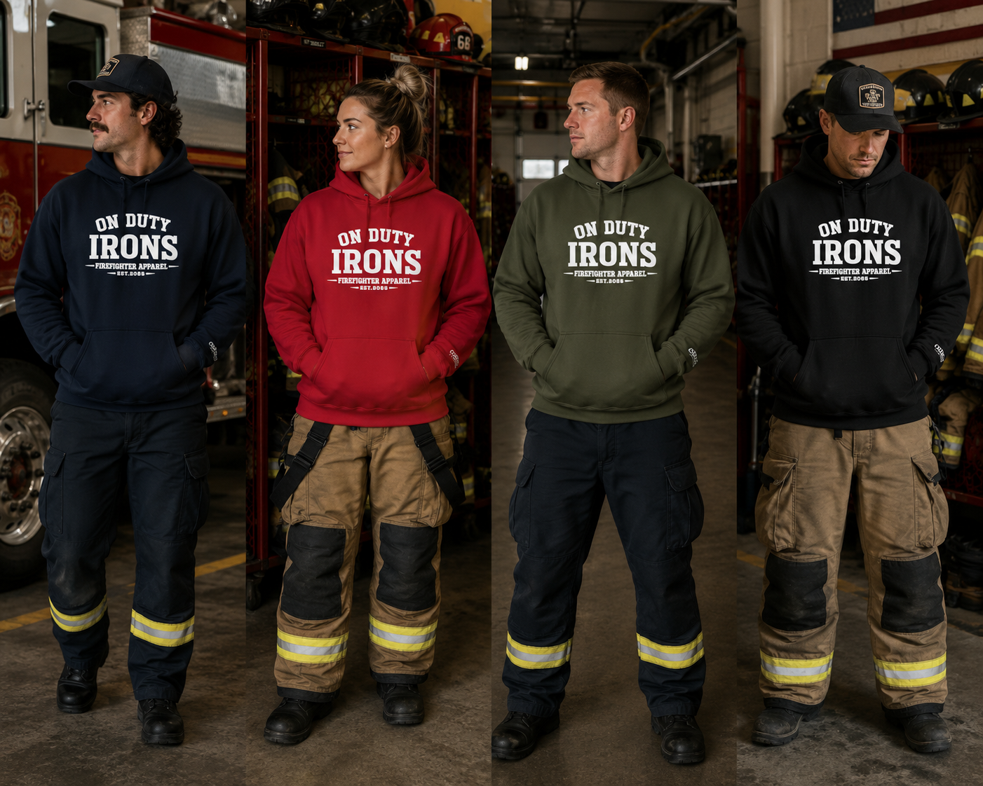 The TRADITONAL Hoodie (White logo)