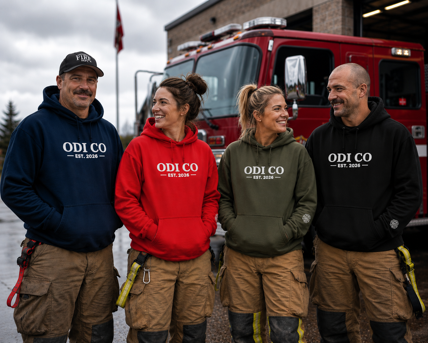 The MODERN Hoodie (White logo)